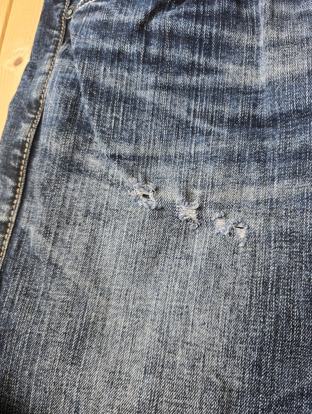 Silver Gordie Loose Fit Straight Leg Dark Wash Denim Jeans Mens 36X36 - Picture 6 of 15